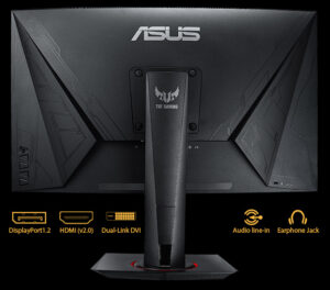 ASUS TUF VG27VQ Curved Gaming Monitor – 27 inch Full HD - ASUS TUF Gaming VG27VQ Curved Gaming Monitor – 27 inch Full HD 11 3
