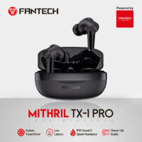 FANTECH MITHRIL TX-1 PRO TRUE WIRELESS EARPHONES - BLACK