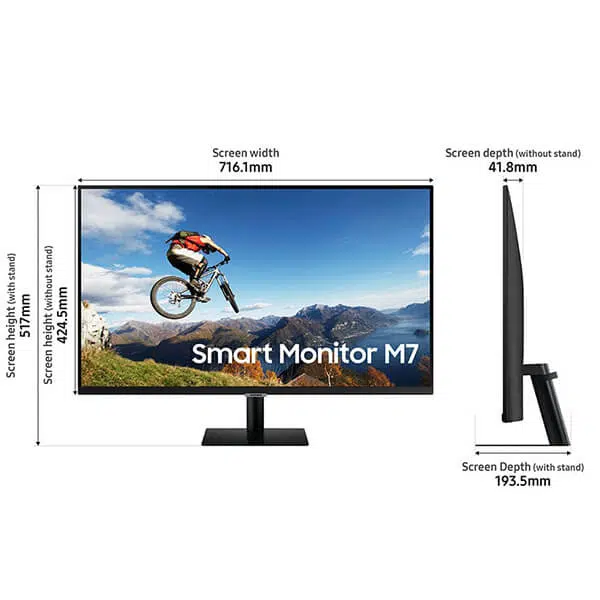 SAMSUNG M7 S32AM700U 32-inch 4K UHD Smart Monitor