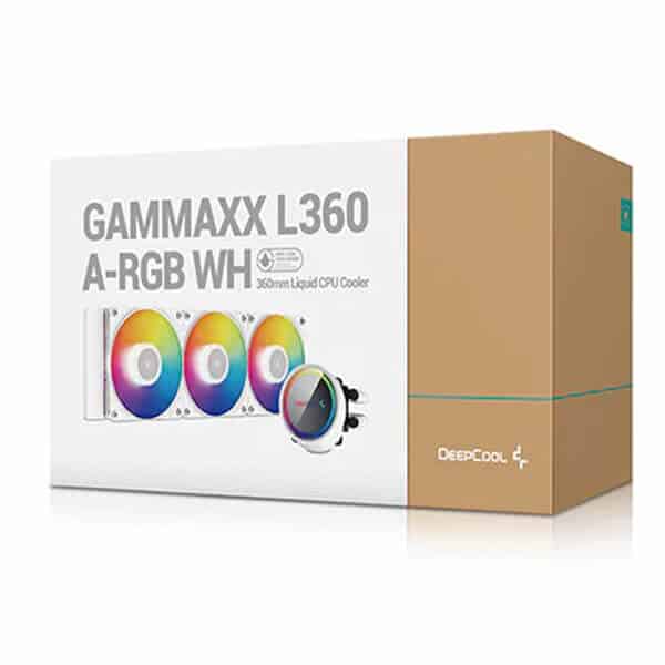 DEEPCOOL GAMMAXX L360 A-RGB CPU COOLER - WHITE