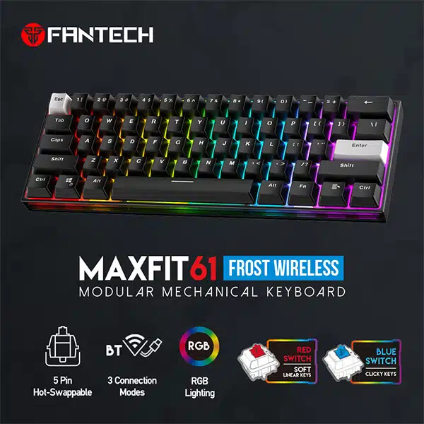 FANTECH MAXFIT61 RGB MECHANICAL KEYBOARD