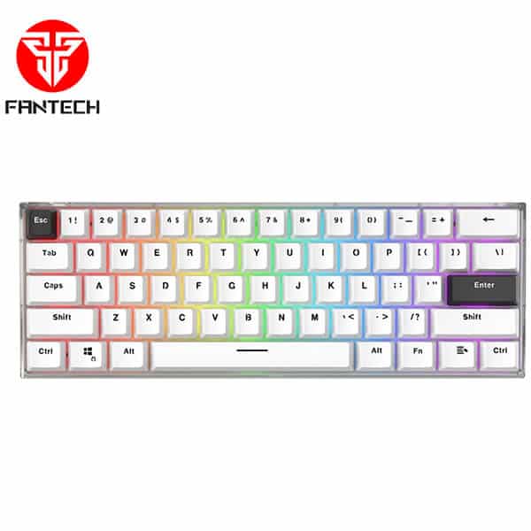 FANTECH MAXFIT61 FROST MK857 WIRELESS RGB SPACE EDITION MECHANICAL KEYBOARD 3 CONNECTION MODES