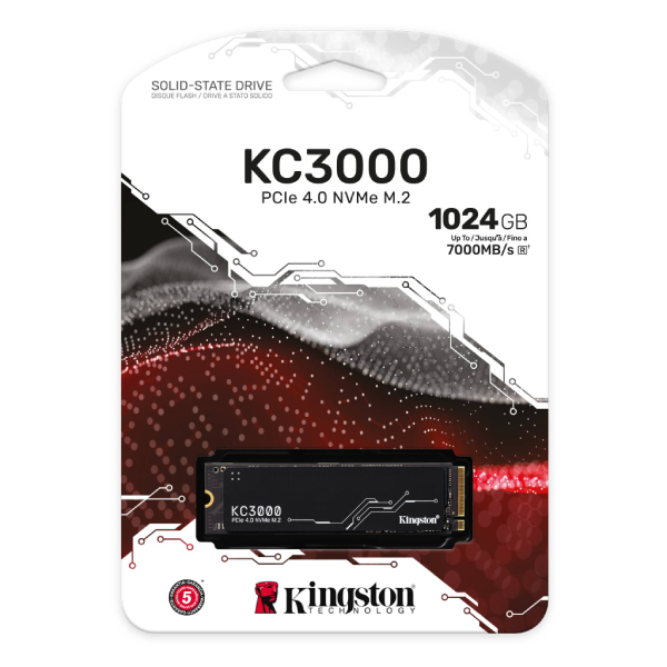Kingston KC3000 1TB PCIe 4.0 NVMe M.2