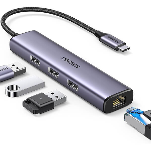 UGREEN 4-in-1 USB C HUB to Ethernet Adapter